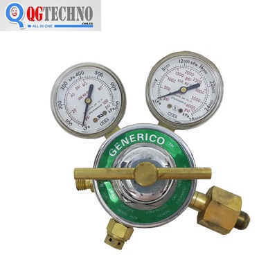 Đồng hồ gió Oxygen màu vàng GENERICO, 452-X