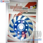 100mm Chén mài bê tông vỉ đỏ cao cấp khô UNIK