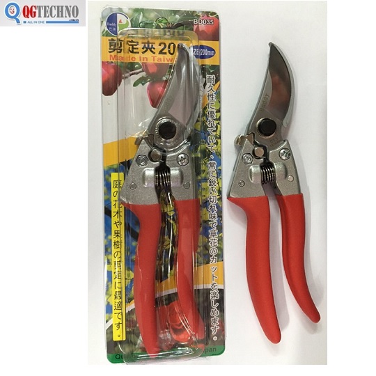 Kéo cắt cành (cán nhám) 200mm BUDDY, BD035