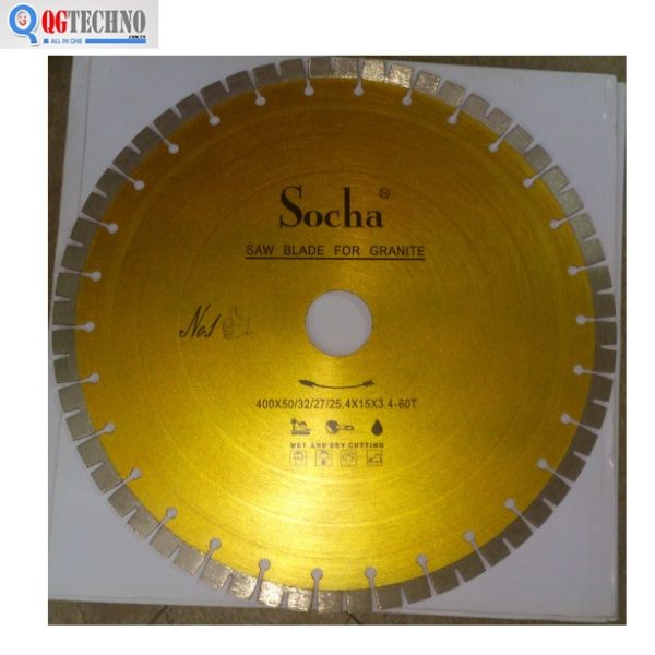 Lưỡi cắt đá hoa cương khô cao cấp 400mm SOCHA