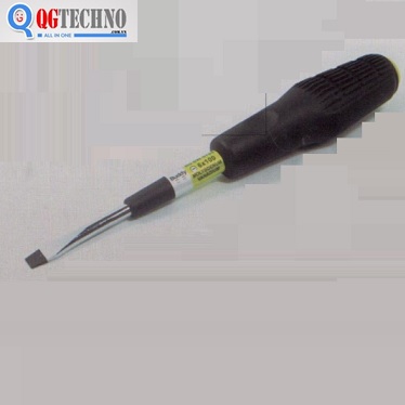 Tua vít dẹp cán nhựa mềm màu đen 6x150mm BA0108 BUDDY