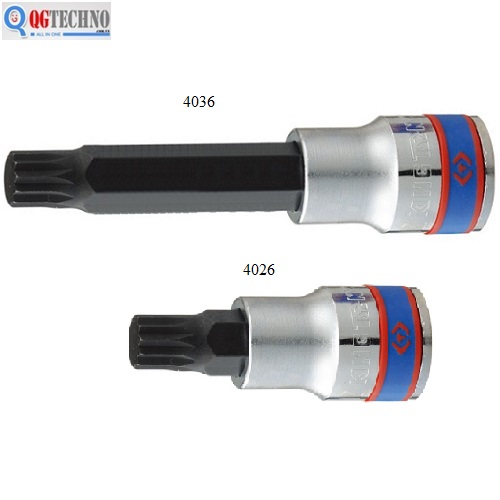 Đầu tuýp 1/2 inch bit hình sao Kingtony 4026, 4036