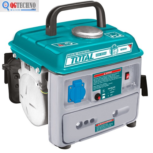 Máy phát điện dùng xăng pha nhớt 0.8KW Total TP18001