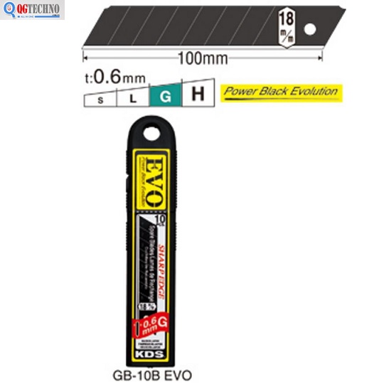 18 x 0.6mm Lưỡi dao cao cấp cho dao G GB-50BEVO, KDS