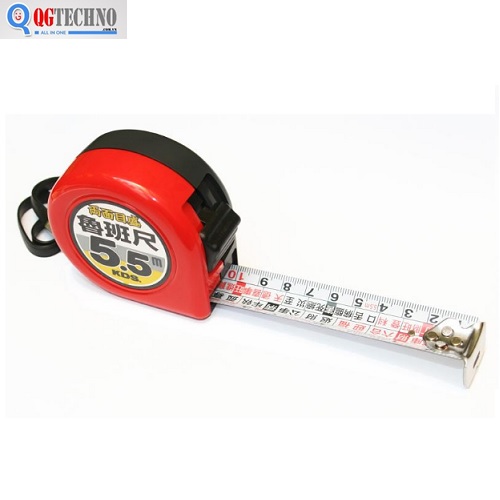 Thước cuốn thép 5.5m lỗ ban tiếng Trung ,ZS25-55WMSBH, KDS