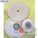 200mm Bánh vải trắng đánh bóng kim loại