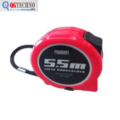 5.5m Thước cuốn thép đỏ 30G LUXTOP
