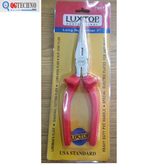 Kìm nhọn cán đỏ 6" LUXTOP