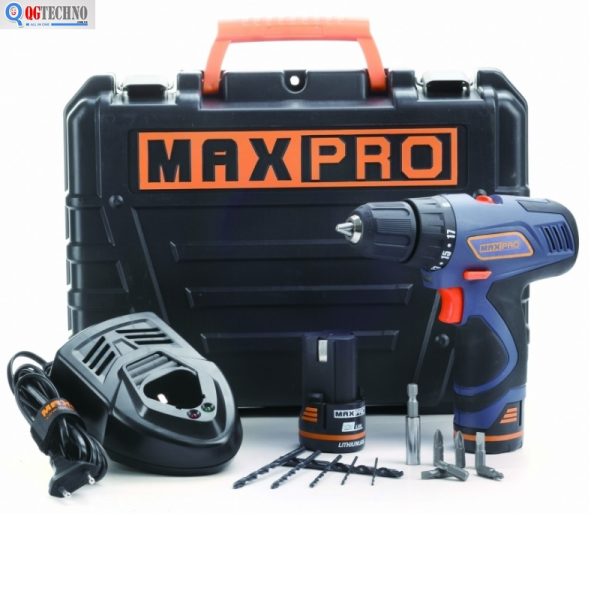 12V Máy khoan vặn vít dùng pin MAXPRO MPCD-12VDQFLi/2