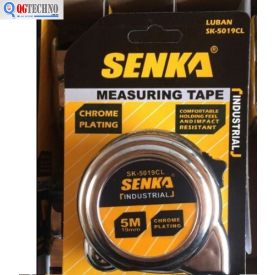 5m Thước cuốn thép mạ CHROME SENKA SK-5019C