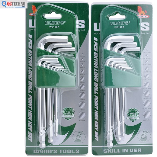 Bộ lục giác bi 9 cây Wynn's W0198A