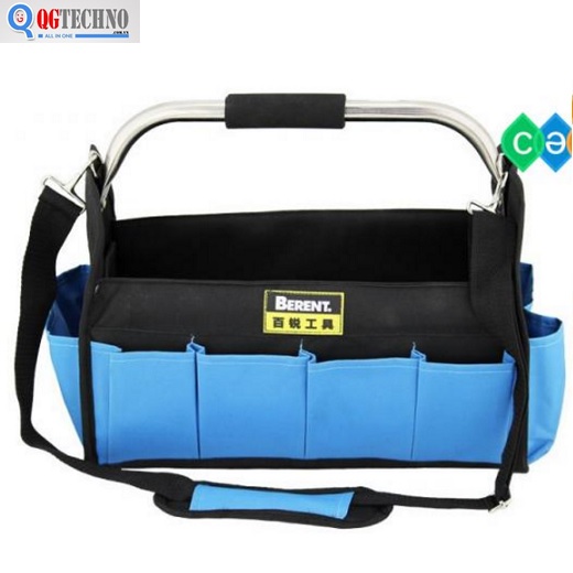 Túi đồ nghề xách tay vải tay cầm sắt xi 37x19x31cm BT8083 Berent