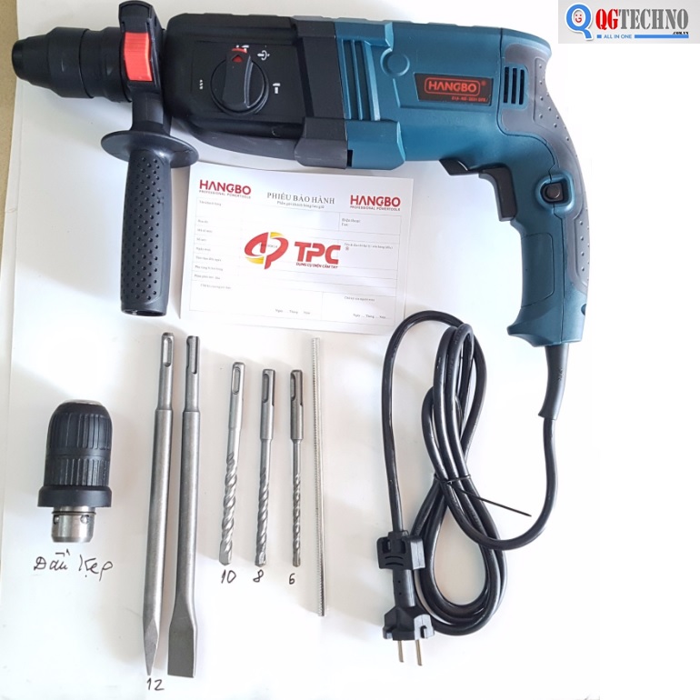 Đặc điểm của máy khoan bê tông Hangbo