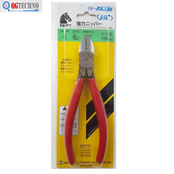 150mm Kìm cắt chuyên dùng ba lỗ Keiba N-206S3H