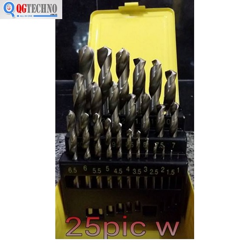 Bộ mũi khoan sắt trắng 25 chi tiết Dannio