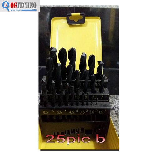 Bộ mũi khoan sắt đen 25 chi tiết Dannio