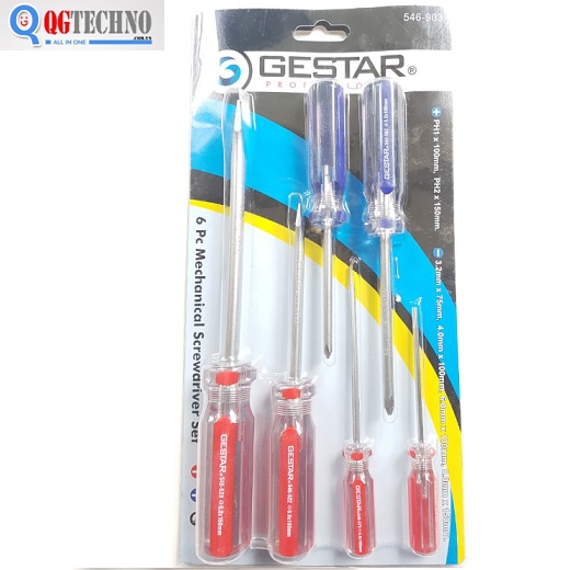 Bộ tua vít sọc cao cấp 6 cây Gestar 546-903