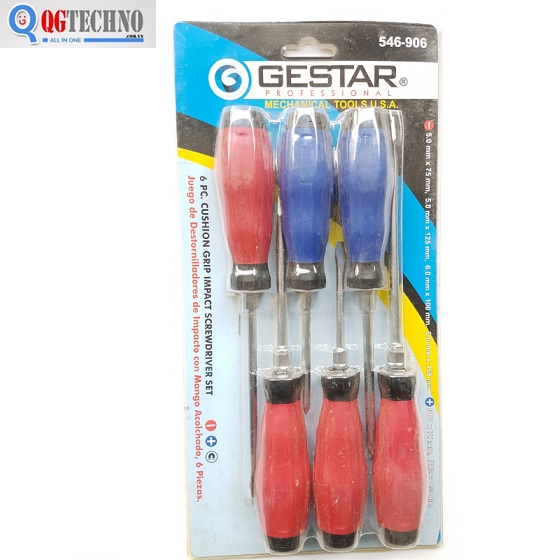 Bộ tua vít đóng 6 cây Gestar 546-906