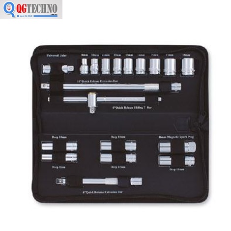 3/8" Bộ tuýp 19 chi tiết Gestar 299-065