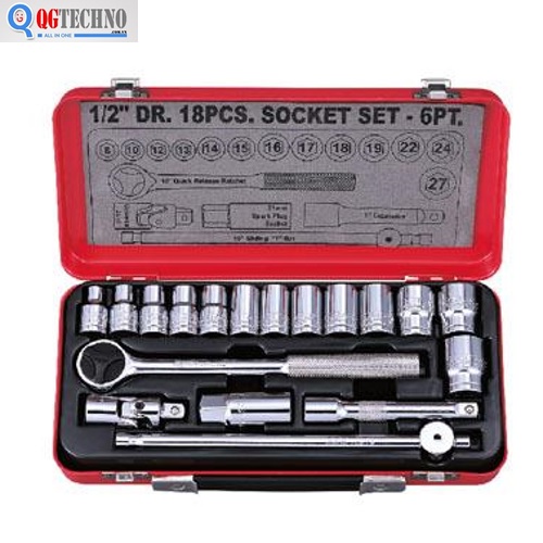 1/2" Bộ tuýp lục giác 18 chi tiết Gestar 299-096