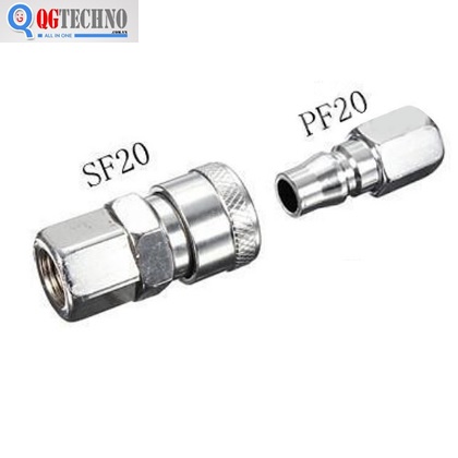Đầu nối nhanh ống hơi khí nén bằng thép Dannio 20SF