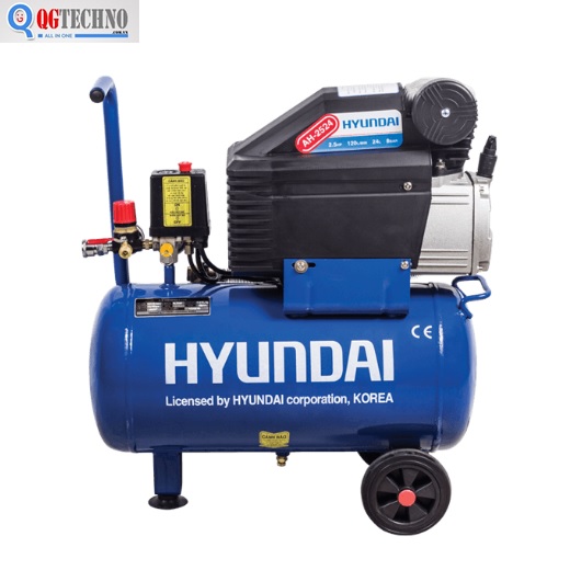2.5HP Máy nén khí trực tiếp dung tích 24L Huynhdai AH-2524