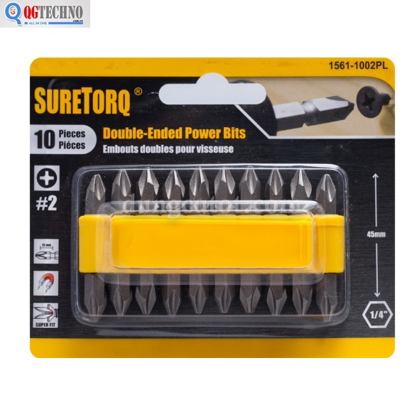 Mũi siết vít 2 đầu bake SURETORQ 1562-1002PL PH2x45mm