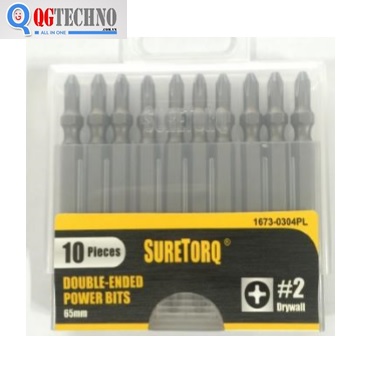 Mũi siết vít 2 đầu bake SURETORQ 1673-0304PLDW PH2x65mm
