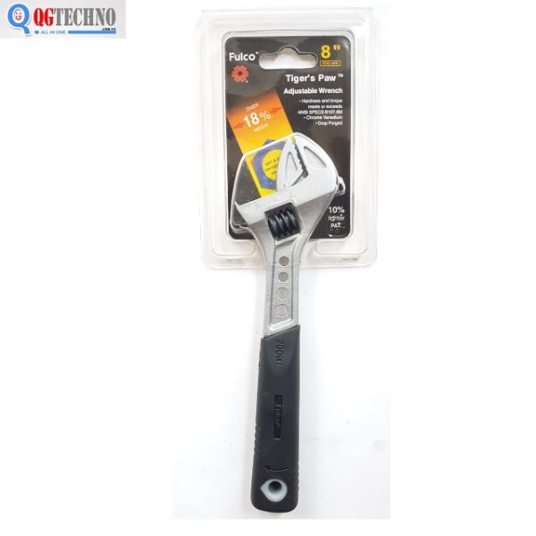 8" Mỏ lết cán bọc nhựa 5 lỗ FULCO FB-08