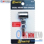 Đầu bơm lốp xe hai đầu MITO MI-45