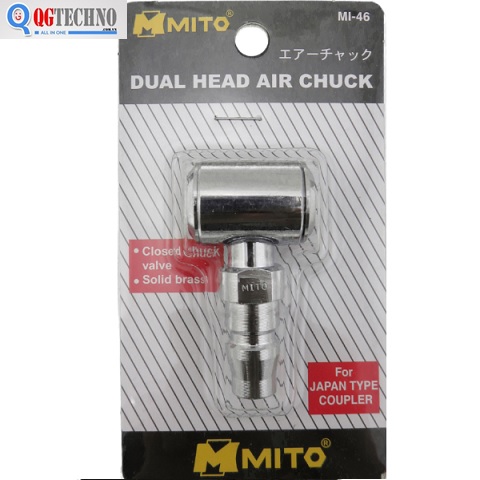 Đầu bơm lốp xe hai đầu MITO MI-46