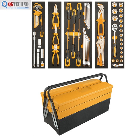 Bộ dụng cụ tổng hợp 60 chi tiết TOLSEN 85401