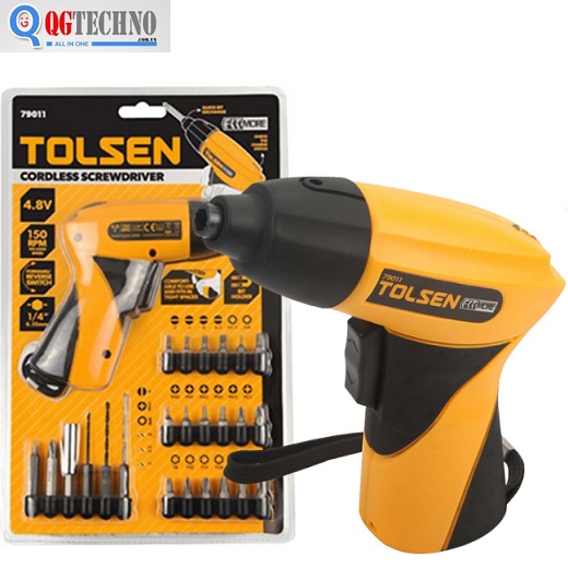 4.8V Bộ máy mở ốc vít không dây Tolsen 79011