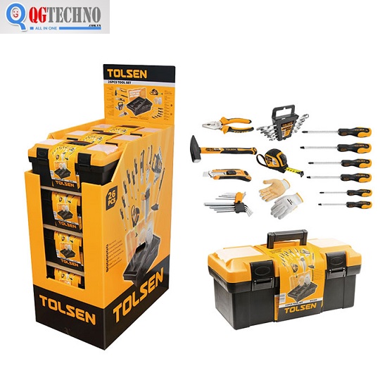 Bộ dụng cụ tổng hợp 26 chi tiết TOLSEN 85360