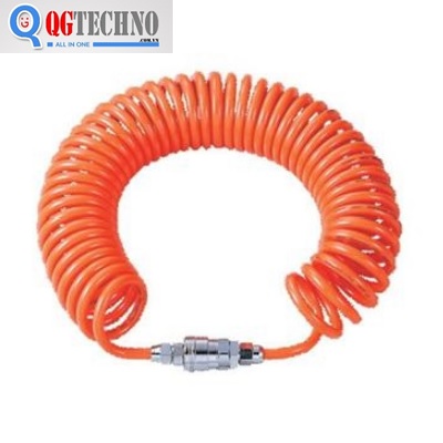 Dây hơi xoắn màu cam 6m Barker S06