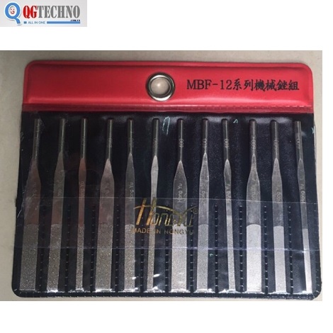 Dũa mài hơi 12 món JW-103 JING WEI