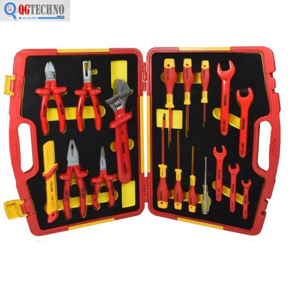 Bộ dụng cụ cách điện 1000V 18 chi tiết TOLSEN V83718