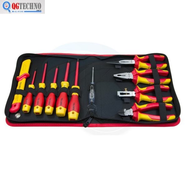 Bộ dụng cụ cách điện 1000V 11 chi tiết TOLSEN V83411