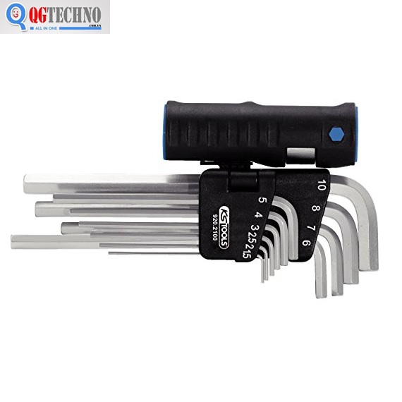 Bộ lục giác bằng 10 cây hệ mét KS Tools 920.2100