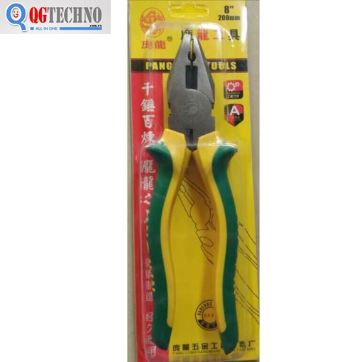 8" Kìm điện cán xanh vàng PANGLONG