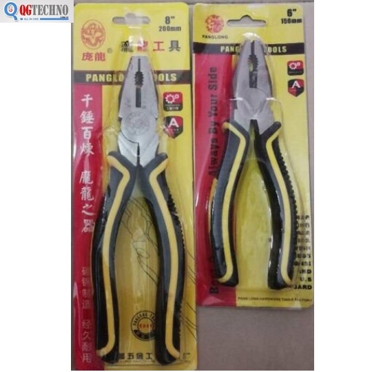 6" Kìm điện cán đen vàng PANGLONG