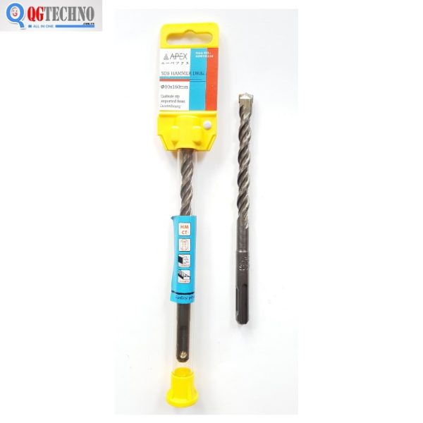 10x160mm Mũi khoan bê tông đầu gài NHẬT BẢN APEX SDWV0210