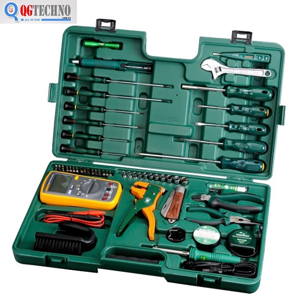 Bộ dụng cụ sửa điện 53 chi tiết Sata 09-535