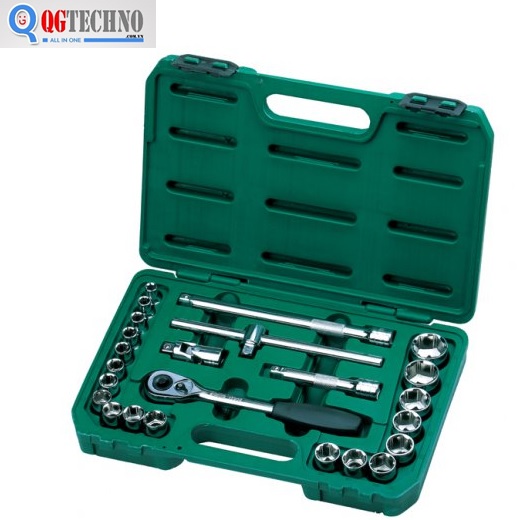 1/2" Bộ tuýp 24 chi tiết Sata 09-060-6