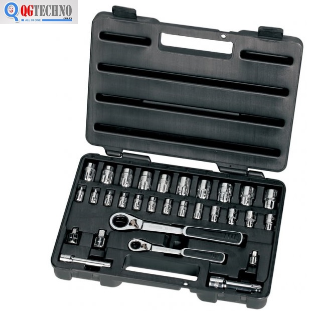 1/4" và 3/8" Bộ tuýp 30 chi tiết Sata 09-132