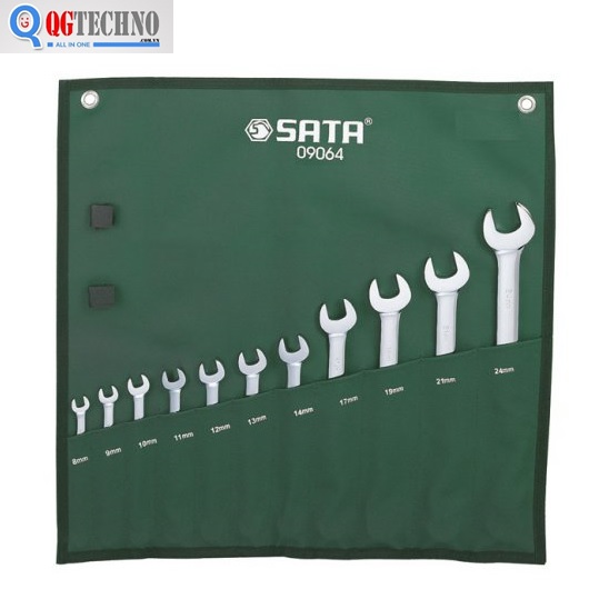 Bộ vòng miệng 11 chi tiết hệ mét Sata 09-064