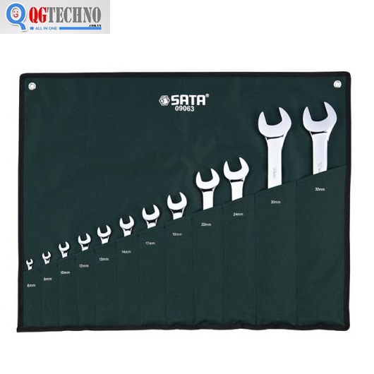 Bộ vòng miệng 12 chi tiết hệ mét Sata 09-063