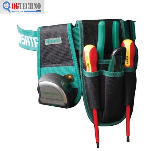 Túi đeo thắt lưng đựng đồ nghề cao cấp 4 ngăn SATA 95-211