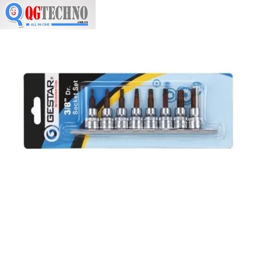 3/8" Bộ tuýp gắn mũi bông 8 cái Gestar 287-303