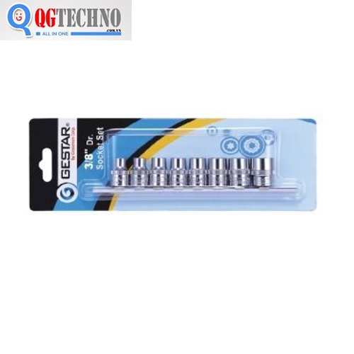 3/8" Bộ tuýp kiểu E 8 cái Gestar 287-302